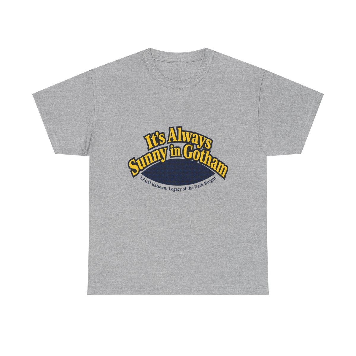LEGO Batman: Legacy of the Dark Knight "Always Sunny in Gotham" Unisex Tee - alternate angle 3, merchandise