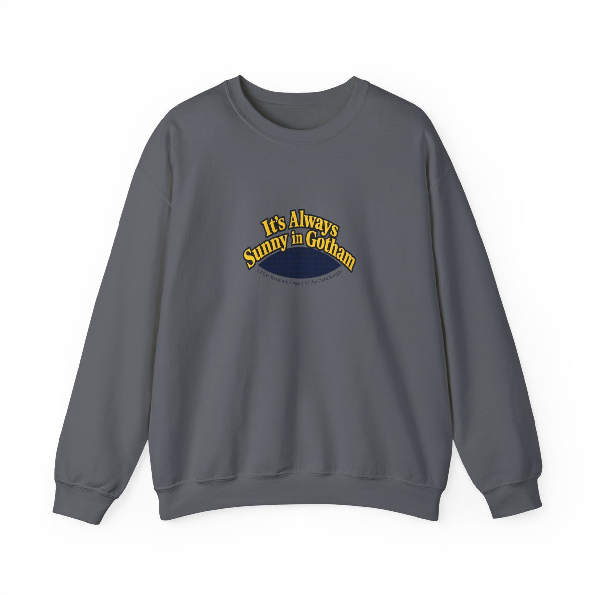 LEGO Batman: Legacy of the Dark Knight "Always Sunny in Gotham" Crewneck - alternate angle 3, merchandise
