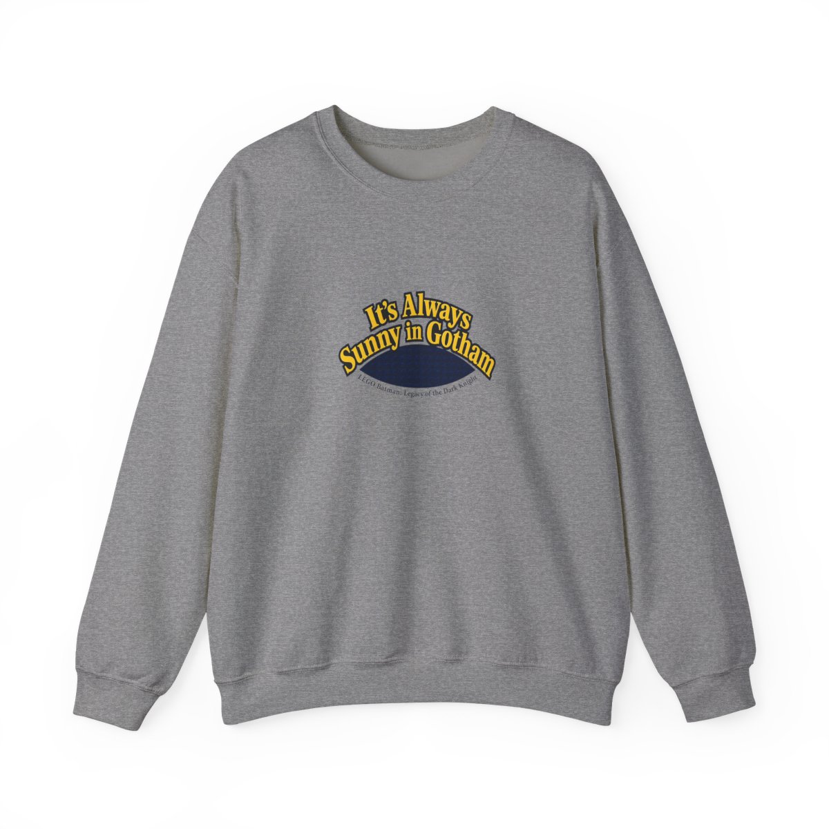 LEGO Batman: Legacy of the Dark Knight "Always Sunny in Gotham" Crewneck - alternate angle 2, merchandise