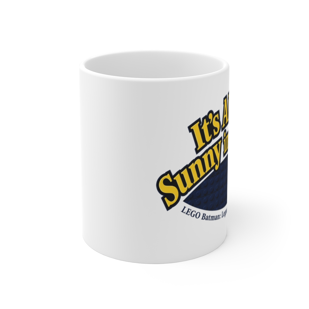 LEGO Batman: Legacy of the Dark Knight "Always Sunny in Gotham" Mug - alternate angle 1, merchandise