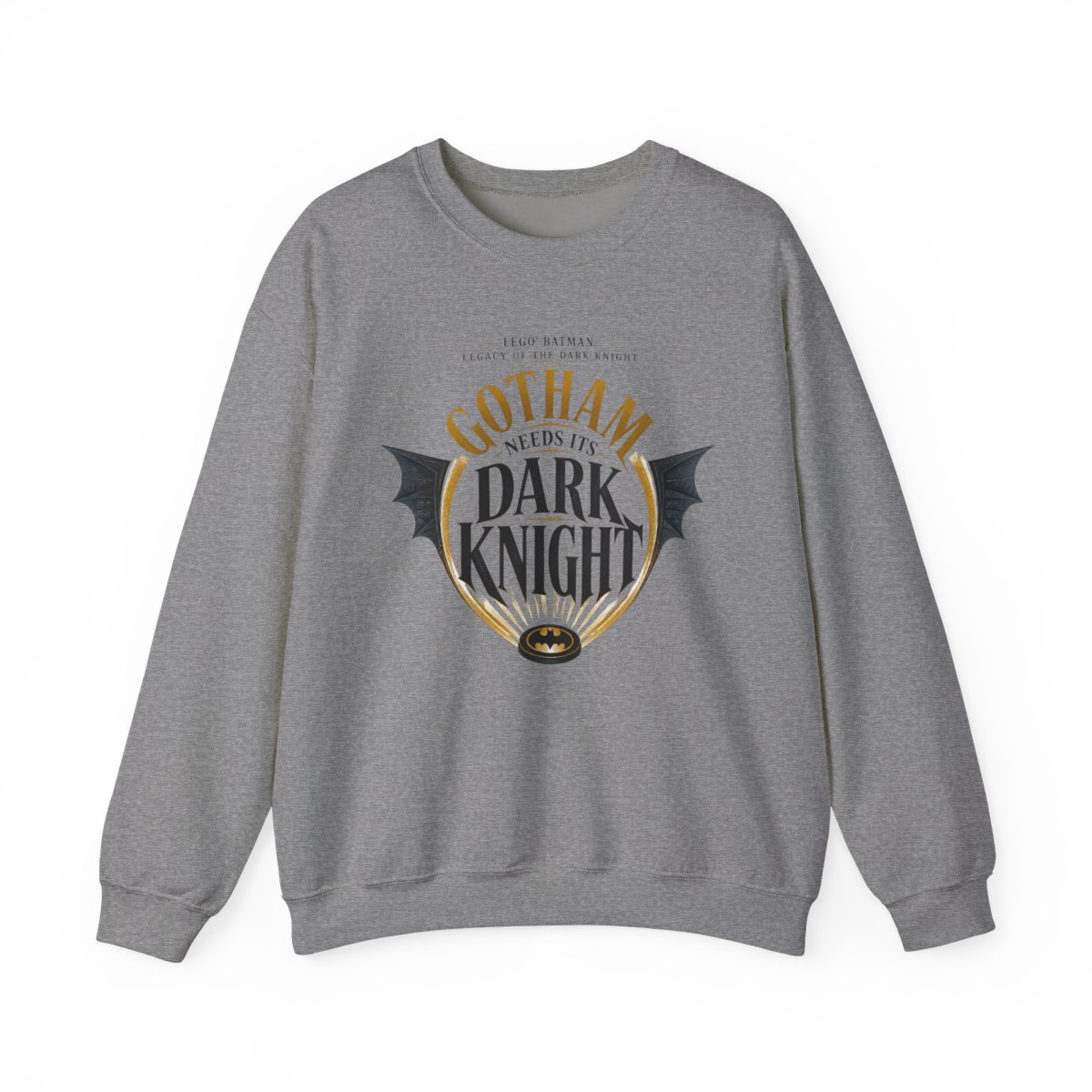 LEGO Batman: Legacy of the Dark Knight "Gotham Needs Its Dark Knight" Crewneck - alternate angle 3, merchandise