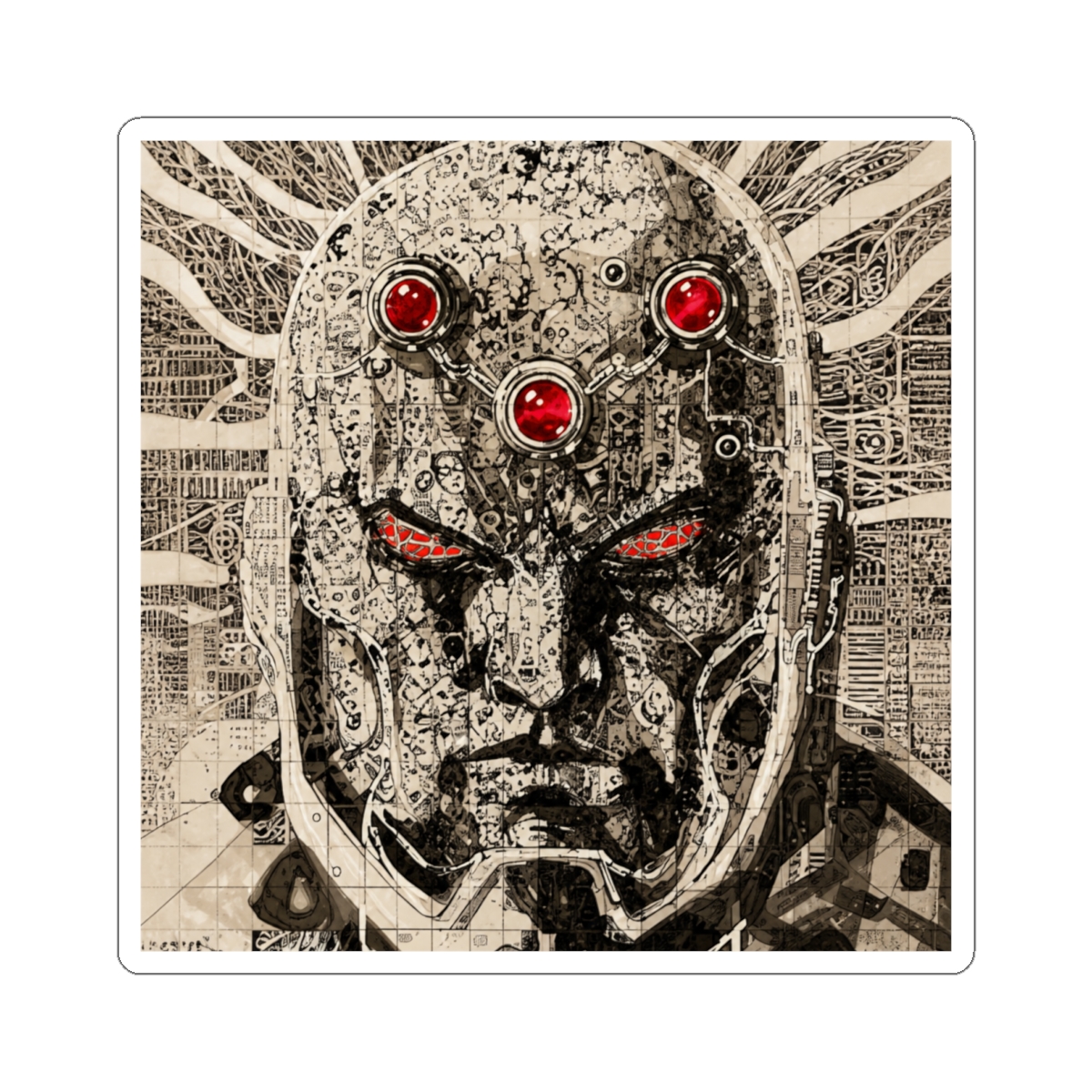 Brainiac - The Collector of Worlds Sticker | LEGO Batman: Legacy of the Dark Knight