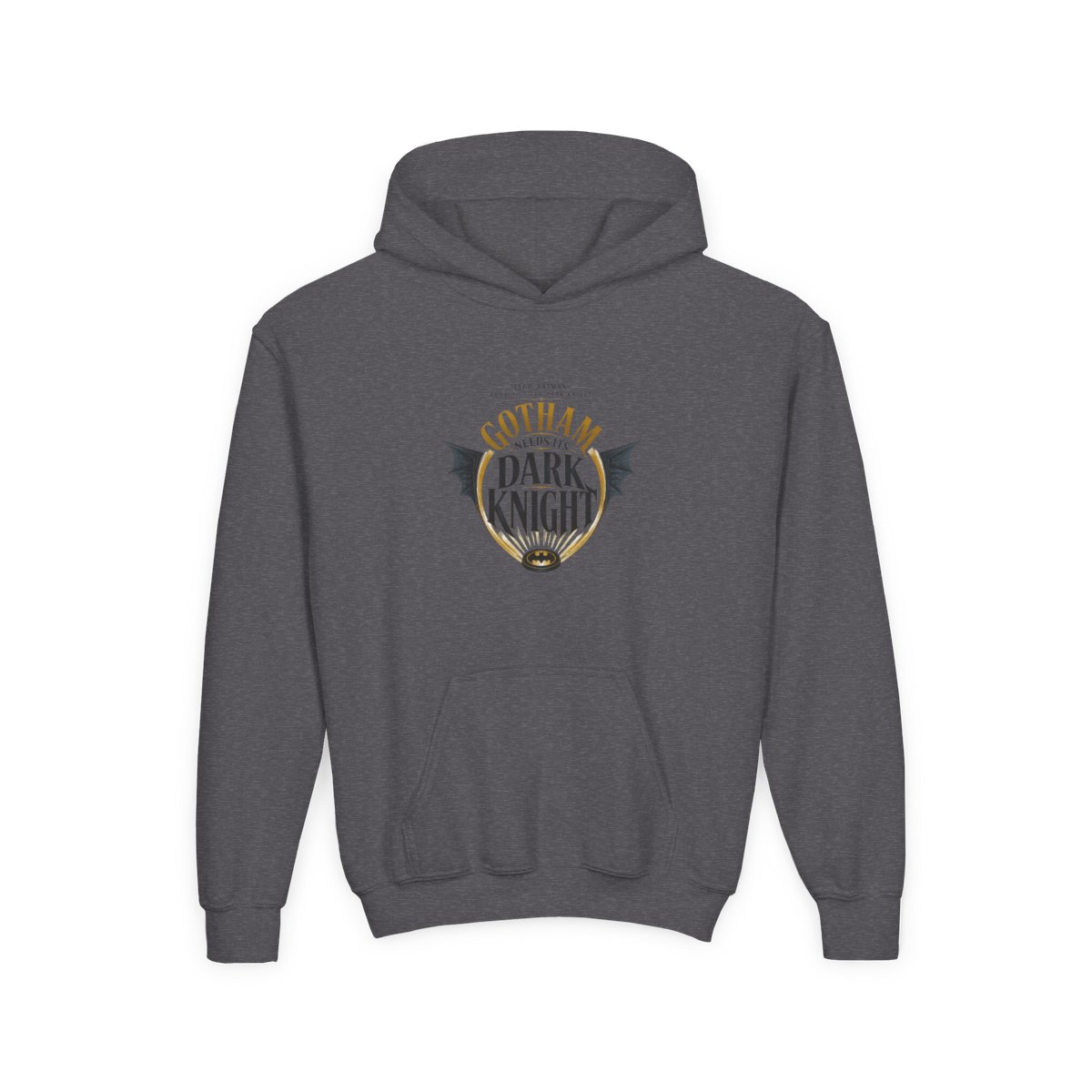 LEGO Batman: Legacy of the Dark Knight "Gotham Needs Its Dark Knight" Hoodie (Kids) - alternate angle 3, merchandise