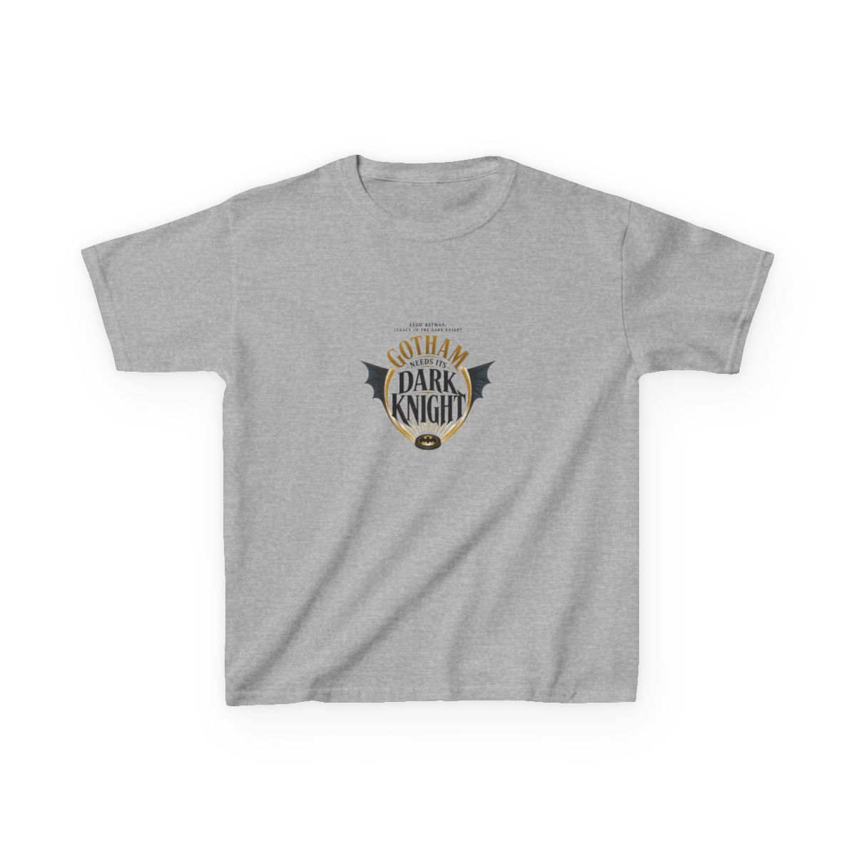 LEGO Batman: Legacy of the Dark Knight "Gotham Needs Its Dark Knight" Unisex Tee (Kids) - alternate angle 2, merchandise