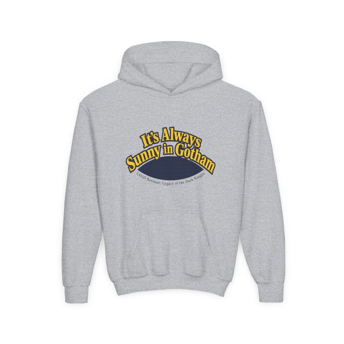 LEGO Batman: Legacy of the Dark Knight "Always Sunny in Gotham" Hoodie 2 - alternate angle 2, merchandise